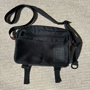 *SOLD* Topo Designs Black Crossbody Block Bag Coachella Festival